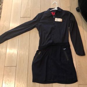 Zac Posen Navy Dress